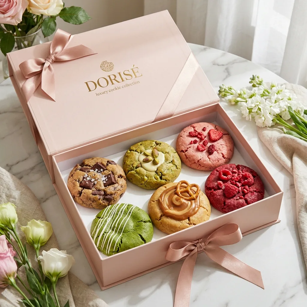 Hộp cookies cao cấp nhiều vị