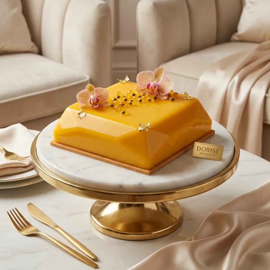 Entremet xoài chanh dây